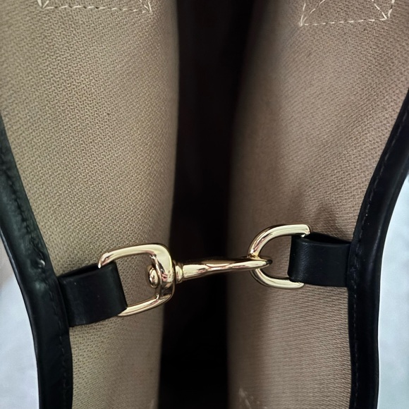 Dooney & Bourke Black and Brown Monogram Tote - Picture 3 of 3
